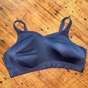 Cacique blue lightly lined max coverage 46D wireless bra